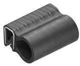 1011-12 Sealing profile, self-clamping, Foam rubber EPDM; clamping profile EPDM 65 ± 5 Shore A black