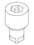 200-9172 Insert - hex socket with pin