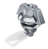 100-9314.00-01333 Stainless Steel IP65 Quarter-turn with wing knob from FDB Panel Fittings - with cylinder