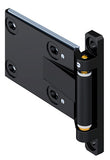 217-9406 Black 3D Hinge - Adjustable (L/H), available from FDB Panel Fittings