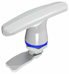 100-9313 Non-Lockable Hygiene Quarter-Turn with T-Handle Pr20.1 L18 from FDB Panel Fittings