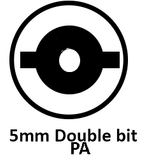 204-0408.03 Form D Key 5mm Double Bit - PA
