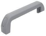 352-2151.03 Extra-length bridge handle in grey RAL 7001