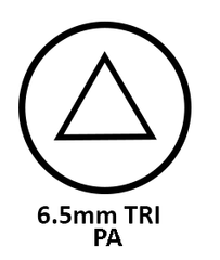 204-0404.03 Form E Key 6.5mm Triangle - PA