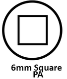204-0401.03 Form E Key 6mm Square - PA