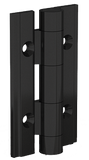 72-1-4310 Black anodised Aluminium Profile Hinge from FDB Panel Fittings - 0.50 N.m. - diameter 8