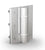 72-1-4331 Clear Anodised Spring Hinges 3.80 N.m - diameter 18
