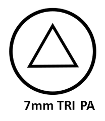 204-0405.03 Form E Key 7mm Triangle - PA