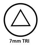 204-0104 Form B Key 7mm Triangle