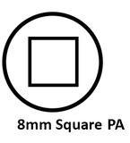 204-0403.03 Form E Key 8mm Square - PA
