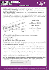 KB 04.1 Continuous Hinge