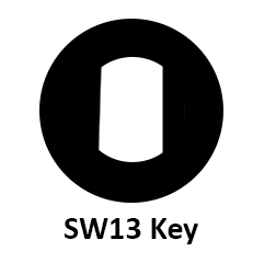 204-0140 Form G Key, SW13
